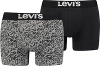 Levi's AnimalL IKAT Boxer 2-Pack Basic Boxers Heren S Grijs