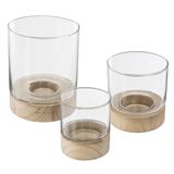 ATMOSPHERA CREATEUR D'INTERIEUR Set van 3 ETÉ-theelichtjes