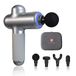 Hi5 Sportster 10331 massagepistool met 4 koppen, 850 g, zilver