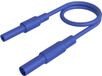 SKS Hirschmann MAL S GG-B 100/2,5 bl Veiligheidsmeetsnoer 4mm-veiligheidsstekker 4mm-veiligheidsbus 100 cm Blauw 1 stuk