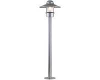 Elstead Lighting Klampenborg Mini LED Tuinpilaar IP44 Zilver E27 60W