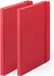 Merkloos Notitieboekje A5 - Rood - 100 Pagina's - Hardcover - Elastiek - 2 Stuks