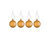 Cooee Design Boule de Noël Gris Marbre Ø8 cm Cognac