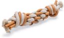 Beeztees Puppy Dental Touw Foz - Hondenspeelgoed - TPR/Katoen - Beige/Bruin - 30x4,5x4,5 cm