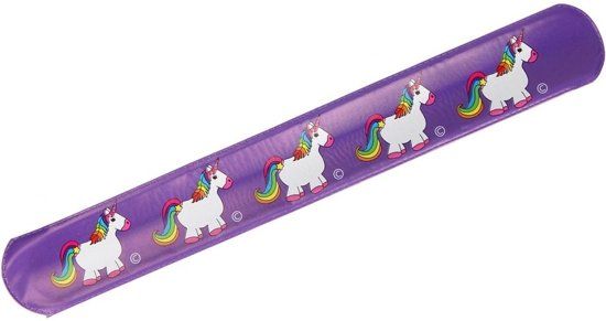 LG-import s Klaparmband Eenhoorn Paars 22 Cm
