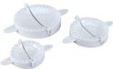 Metaltex - Set van 3 Deegvormen - Raviolimaker - 9, 12 en 15 cm - Wit - Kunststof