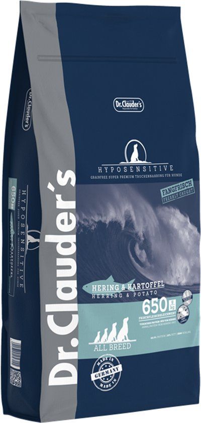 Dr. Clauder's Dr Clauder's Hyposensitive Haring & Aardappel 2x11,5kg
