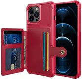Selected by GSMpunt.nl Portemonnee Hoesje Geschikt voor Apple iPhone 13 Pro - Back Cover met Pasjeshouder - Rood