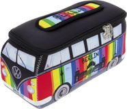 BRISA VW Collection - Volkswagen neopreen universele make-up-, cosmetica-, reisapotheek-tas in T1 Bulli Bus-design