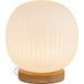 OSRAM DECOR Lanterne de table E27, 310mm, Bois DECOR, Hévéa/Métal/Verre, Câble textile