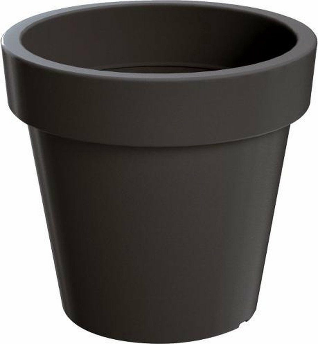 Prosperplast Bloempot/ plantenpot - antraciet - 60 cm - kunststof - binnen/ buiten