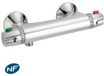 Huber Glam Thermostatarmatur für Dusche, verchromt