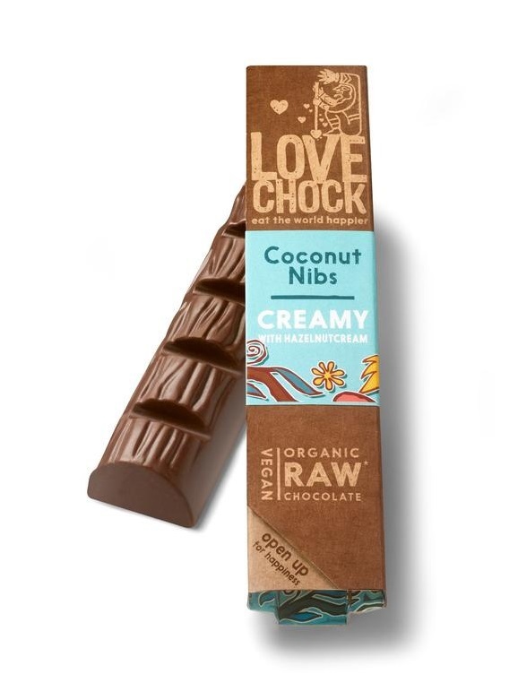 Lovechock Coconut Nibs Creamy Hazelnut