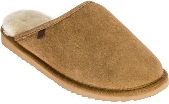 Warmbat Sloffen - Maat 40 - Mannen - bruin