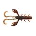 Berkley Pulse Realistic Craw; zacht plastic rivierkreeft kunstaas voor zoetwater; Texas Rig, Carolina Rig, Cheb Rig, Ned Rig & Jighead; garnaal-smaak voor baars, snoekbaars, 10cm, bruin oranje UV