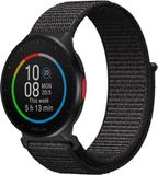 Strap-it Polar Nylon bandje geschikt voor Polar Ignite / Ignite 2 / Ignite 3 / Unite / Polar Pacer - Zwart
