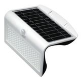 Witte zonne-LED wandlamp met sensor, 8 W