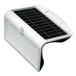 Witte zonne-LED wandlamp met sensor, 8 W