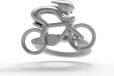 Metalmorphose sleutelhanger fiets