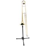 Gator Frameworks Driepootstatief voor standaard trombones, zwart (GFW-BNO-TBONE)