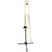 Gator Frameworks Driepootstatief voor standaard trombones, zwart (GFW-BNO-TBONE)