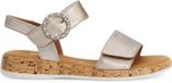 Gabor Dames Platte Sandalen Beige Leer 38.5