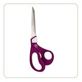 LB Office 8291 Confort 17 multifunctionele schaar, lengte 17 cm, messen van roestvrij staal, gemengde punten, ergonomische ABS-handgrepen