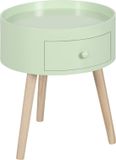 HOMCOM Salontafel Hout 38x38x45cm Groen