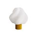 CRÈME ATELIER - Lampe sans fil rechargeable Rattan - Jaune - PLA recyclé - Designer Crème Atelier