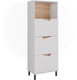 Vicco Marelle Sideboard – 60 x 169.5 cm Wit/Kunstnijverheid