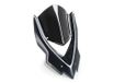 Puig 22777N Naked New Generation Touring Touring en aerodynamisch in 3 mm acryl met centrale luchtinlaat die de bescherming verbetert en turbulentie vermindert, Zwart