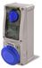 Prise murale avec porte-fusible et protection IP67