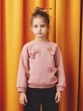 VERTBAUDET Rouge Sweater met knopen in reliëf voor meisjes