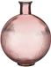 Mica Decorations Firenza Bouteille Vase - H42 x Ø34 cm - Verre recyclé - Rose clair
