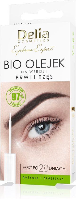 Delia Cosmetics Eyebrow Expert Wenkbrauw Expert Bio olie voor wenkbrauw en wimpergroei 7ml