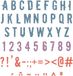 Sizzix Thinlits Die Set Typography