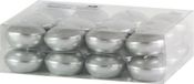 Trend Candles Bougies flottantes - 24x - argent - 4,5 cm - 4 heures de combustion