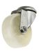 RS PRO, Draailager zwenkwiel, wiel ø 75mm, 70kg, gewicht H. 100mm, wiel B. 20mm, enkele bouten, polypropyleen materiaal