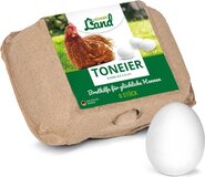 HÜHNER Land - Witte klei eieren - Kippen - 6 stuks