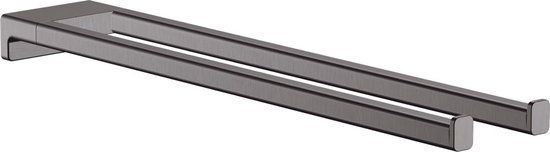 Hansgrohe Addstoris Handdoekhouder - Brushed Black Chrome - 41770340