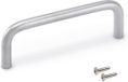 Emuca Meubelgrepen, D. 8 mm, gatenafstand 96 mm, Staal, Mat verchroomd, 20 st.