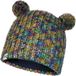 Buff Gebreide Muts Lera met pompoms voor kinderen - Multi