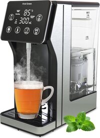 Vivid Green Heetwaterdispenser 3L - 40° 100° - 100/200/300/400ml - Instant Waterkoker - RVS- Vivid Green