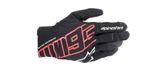 Alpinestars Aragon Zwart Helder Rood - Handschoen
