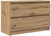 vidaXL Meuble TV artisanal 80x35x54cm aggloméré chêne gris
