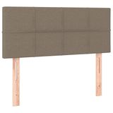 VidaXL Tête de lit et pied de lit taupe 90x5x78/88 cm tissu