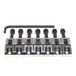 Graph Tech PG 0080 C7 String Saver Floyd Rose Style Saddles 7-String Saddles pour pont Floyd Rose, chrome (7 pièces)