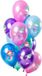 Folat Ballonnen Zeermeermin Meerkleurig Metallic 30 cm - 12 stuks