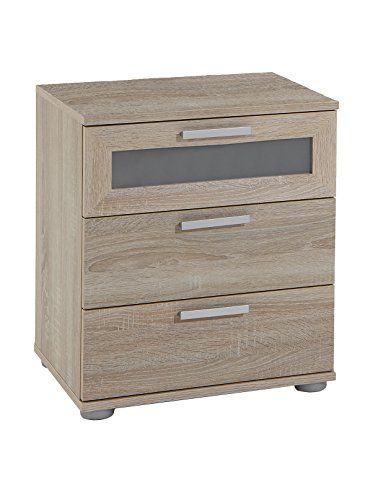 FMD Nachtkastje Jack 2 - Eikenkleurig - 45 x 53,5 x 38 cm
