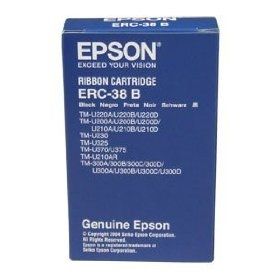 Epson ERC-38B Black Fabric Ribbon for TM-U200D/ 300A/ 300B/ 300C/ 300D/ 370/ 375